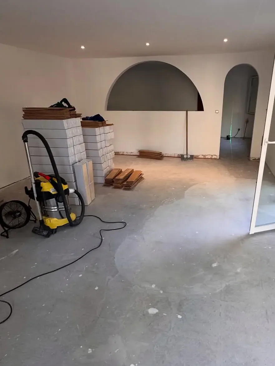Avant la pose du parquet